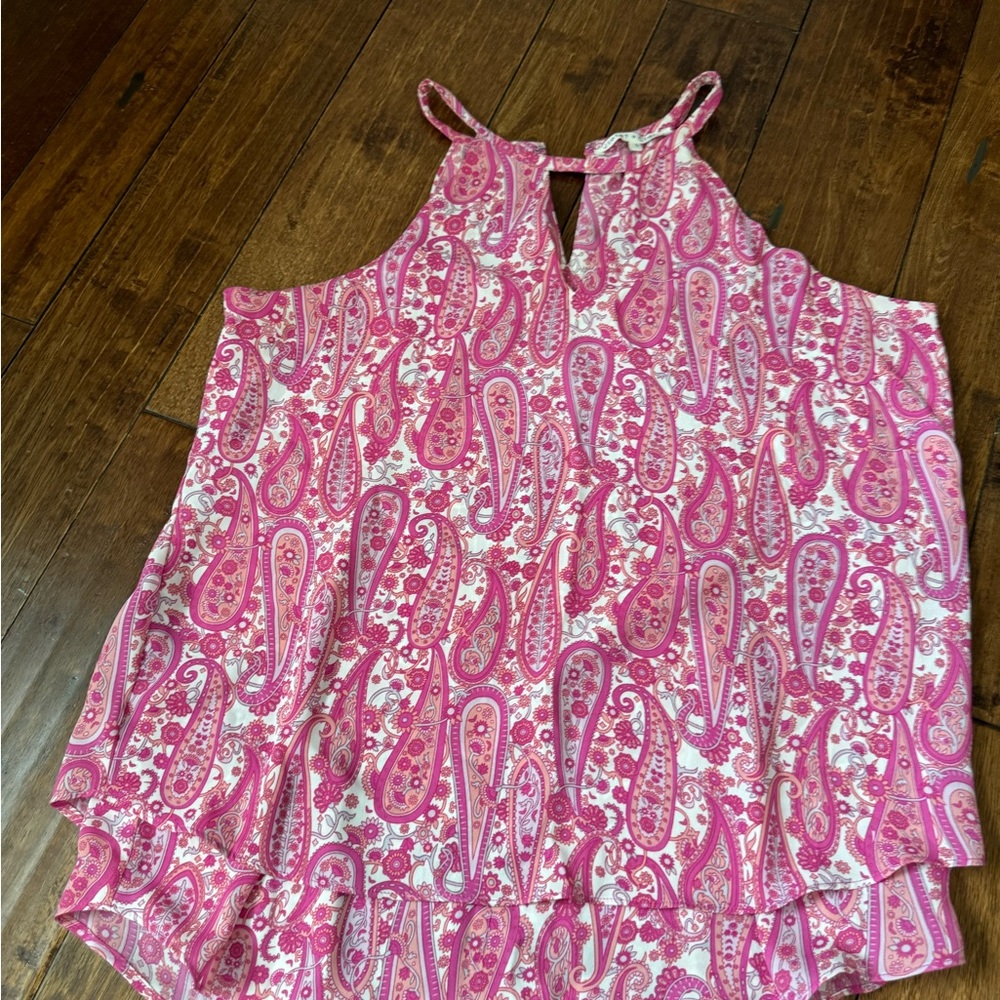Pink Paisley Women's Top